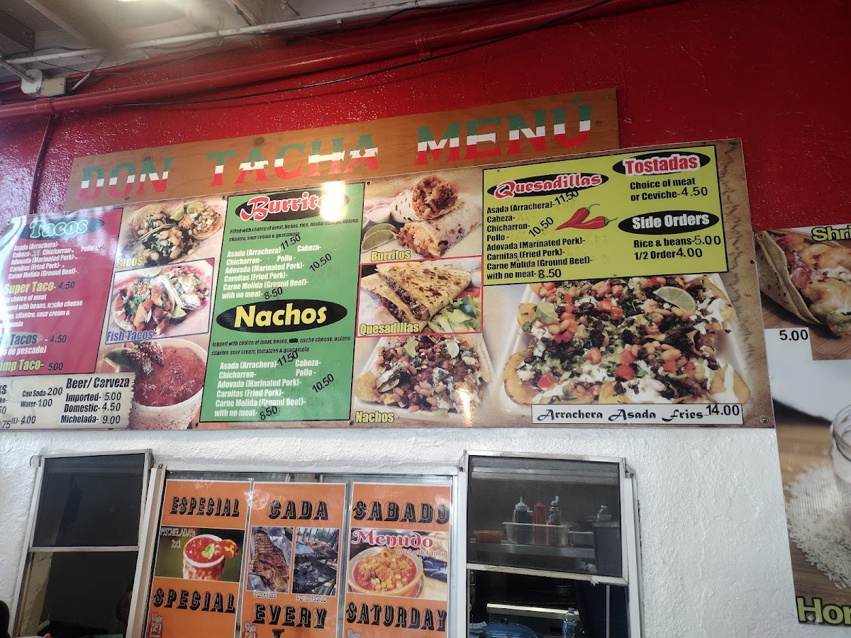 Don Tacha Taqueria Menu - Image 3