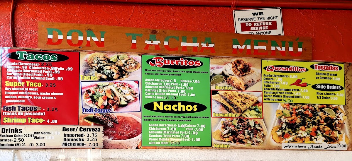 Don Tacha Taqueria Menu - Image 6